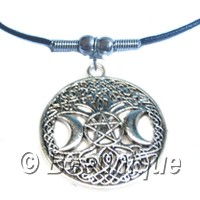 Goddess/Wicca Round Necklace